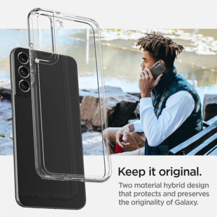 SPIGEN case ULTRA HYBRID for SAMSUNG S22 transparent 449962