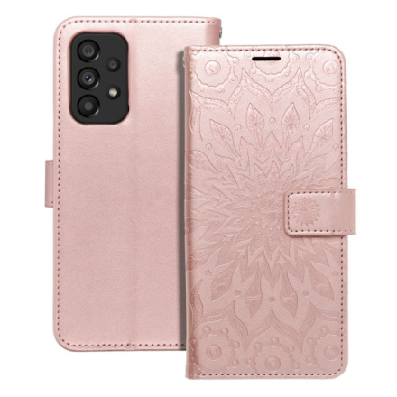 MEZZO Book case for SAMSUNG A53 5G mandala rose gold 450526