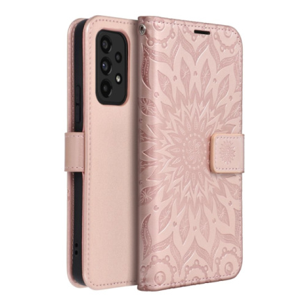 MEZZO Book case for SAMSUNG A53 5G mandala rose gold 450526