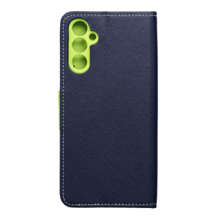 FANCY Book case for SAMSUNG A14 4G / A14 5G navy / lime 590064