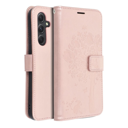 MEZZO Book case for SAMSUNG A54 5G tree rose gold 590115