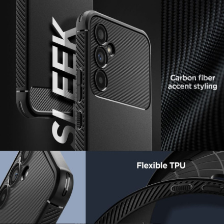 SPIGEN Rugged Armor case for SAMSUNG A54 5G matte black 591055