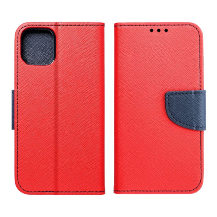 FANCY Book case for  XIAOMI Redmi Note 12 4G red / navy 591538