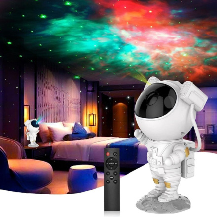 Projector STARS LED / Disco astronaut white TYD-YHY-001 591984