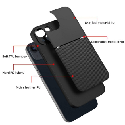 NOBLE case for XIAOMI Redmi Note 12S black 593644