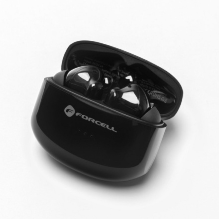 FORCELL F-AUDIO wireless earphones TWS Clear Sound black 593766