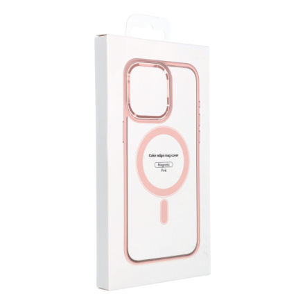 COLOR EDGE MAG COVER case compatible with MagSafe for IPHONE 13 pink 593906