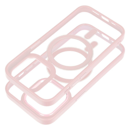 COLOR EDGE MAG COVER case compatible with MagSafe for IPHONE 14 Pro pink 593908