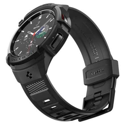 SPIGEN Rugged Armor ”PRO” case for SAMSUNG Galaxy Watch 6 Classic (43 MM) matte black 594484