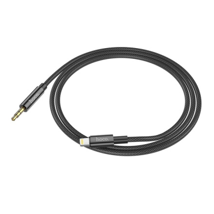 HOCO cable AUX Jack 3,5 mm to Lightning UPA19 1 m black 594608