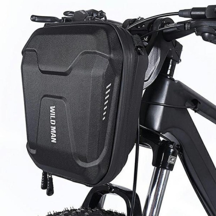 WILDMAN traveling bag for handlebars with zipper E8 3L black 595954