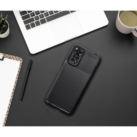 Case CARBON PREMIUM for XIAOMI Redmi 13C / POCO C65 black 598498