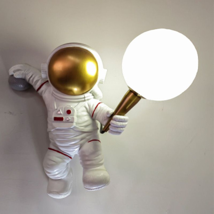 Moon table lamp ASTRONAUT hanging Art Deco (model 3) AMTL 598811