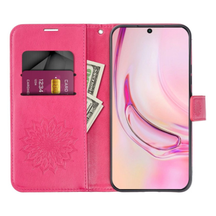 MEZZO Book case for SAMSUNG A35 5G mandala magenta 599392