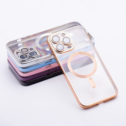 ELECTRO MAG COVER case compatible with MagSafe for SAMSUNG S24 Ultra gold 600262