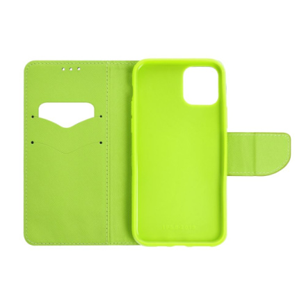 Fancy Book case for  XIAOMI Redmi NOTE 13 4G navy / lime 600867