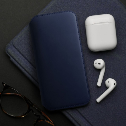 DUAL POCKET Book case for XIAOMI Redmi Note 13 4G navy 600939