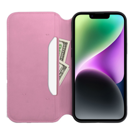 DUAL POCKET Book case for XIAOMI Redmi Note 13 5G light pink 600945