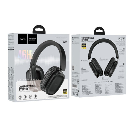 HOCO wireless headphones bluetooth W51 black 601441