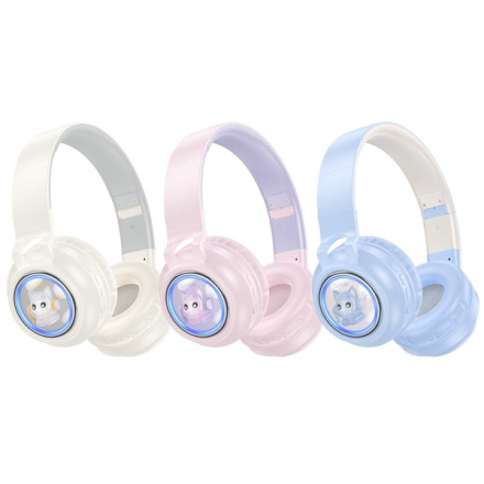 HOCO wireless headphones bluetooth W50 pink 601445