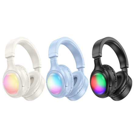 HOCO wireless headphones bluetooth W48 milky white 601448