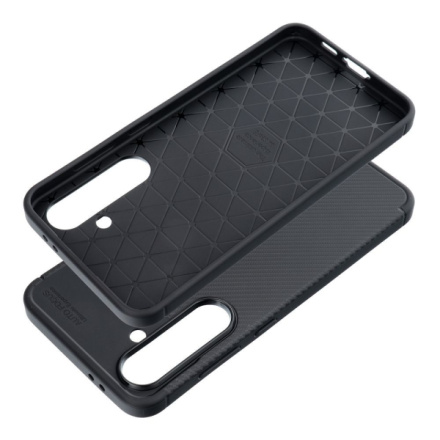 Case CARBON PREMIUM for SAMSUNG S24 FE black 607688