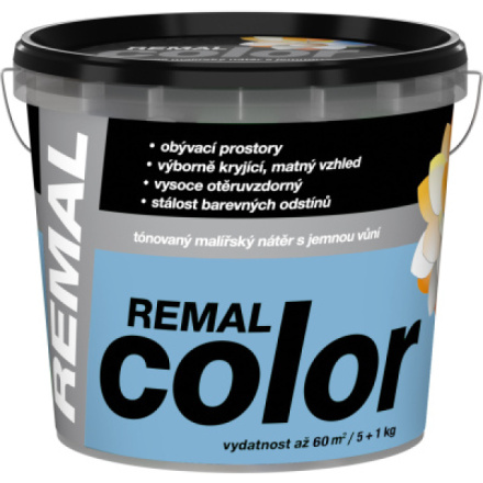 REMAL Color malířská barva na zeď Pomněnka, 5+1 kg
