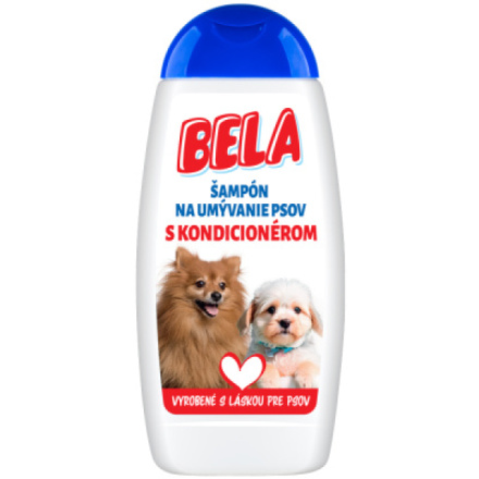 BELA šampon na psy s kondicionérem, 230 ml