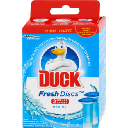 Duck WC blok Fresh Discs Marine, náplň 2× 36 ml