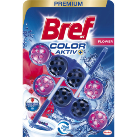 Bref WC blok Color Aktiv Flower, 2× 50 g