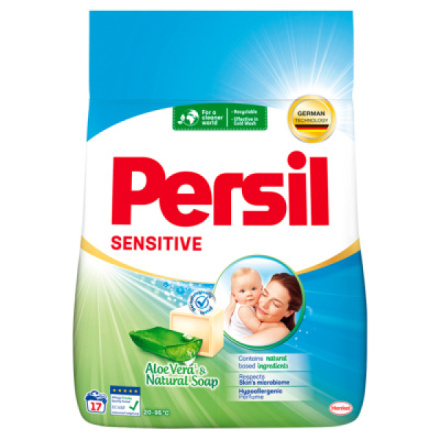 Persil Sensitive prací prášek, 17 praní, 1 kg