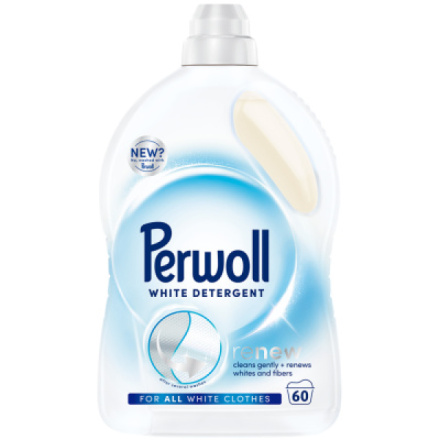 Perwoll prací gel Renew White na bíle a světlé, 60 praní, 3000 ml