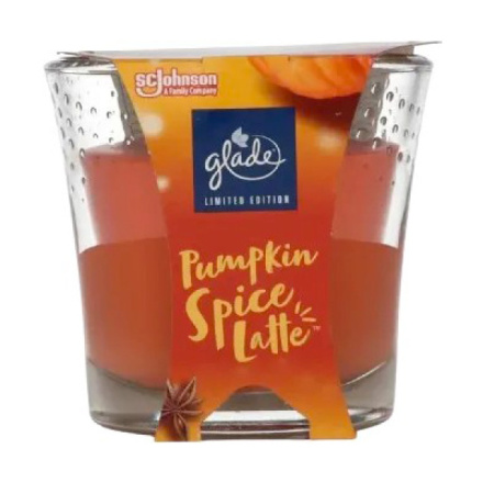 Glade svíčka vonná Pumpkin Spice Latte, 112 g