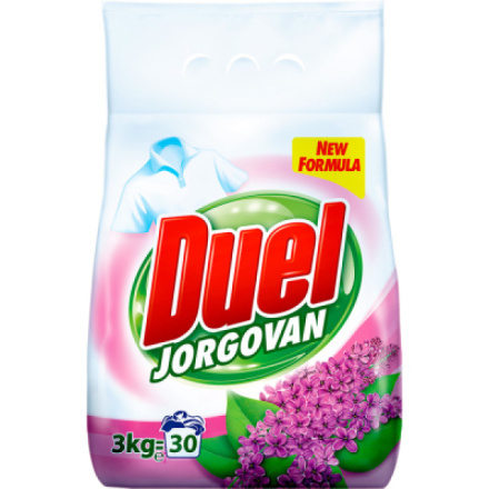 Duel prací prášek Jorgovan, 30 dávek, 3 kg