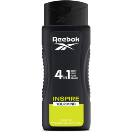 Reebok Men Inspire Your Mind sprchový gel 4v1, 400 ml