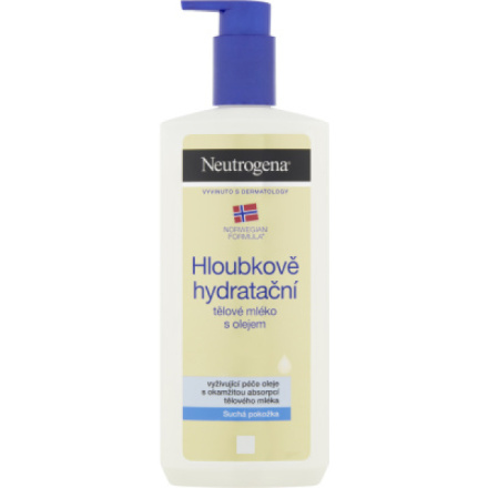 Neutrogena Hloubkově hydratační tělové mléko s olejem 400 ml