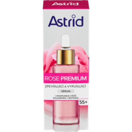 Astrid Rose Premium 55+ zpevňující a vyplňující sérum, 30 ml