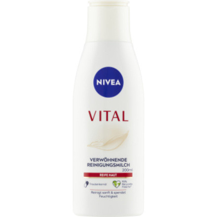 Nivea Vital čisticí pleťové mléko, 200 ml