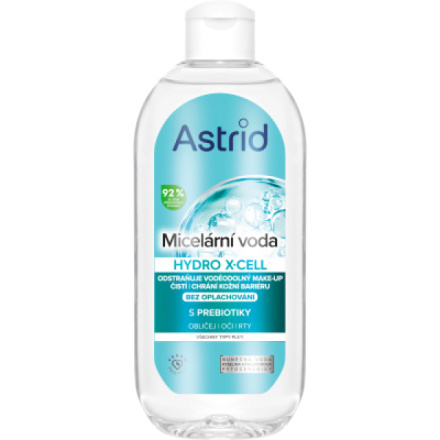 Astrid micelární voda X-Cell 3v1 na tvář, oči a rty, 400 ml