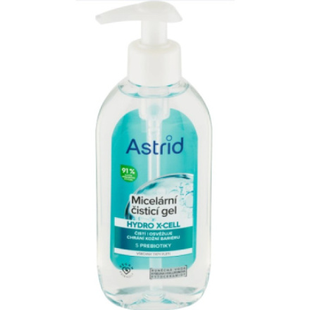 Astrid micelární gel čisticí Hydro X-Cell, 200 ml