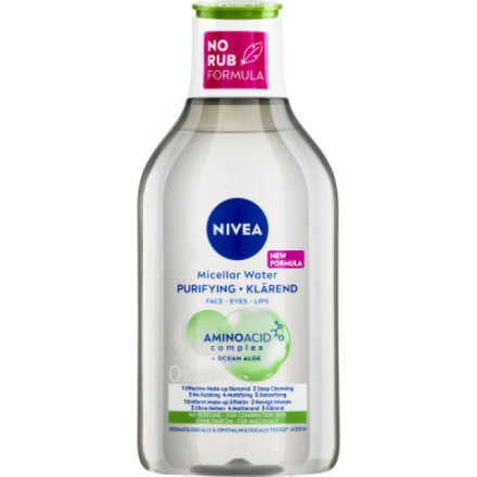 Nivea micelární voda Hloubkově čisticí pro smíšenou pleť, 400 ml