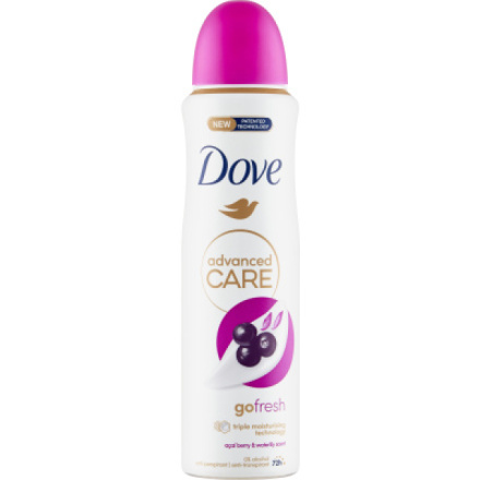 Dove Advanced Care Acai berry antiperspirant ve spreji 150 ml deospray