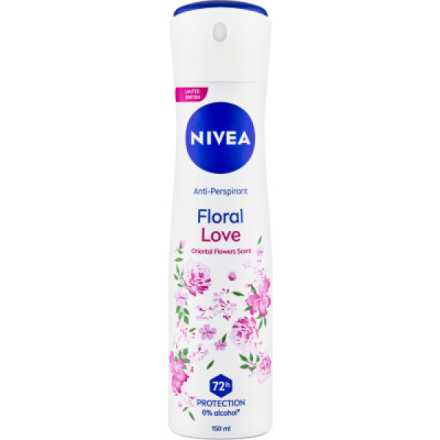 Nivea Floral Love antiperspirant ve spreji, 150 ml deospray