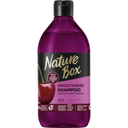 Nature Box Cherry Oil šampon pro hladké vlasy, 385 ml