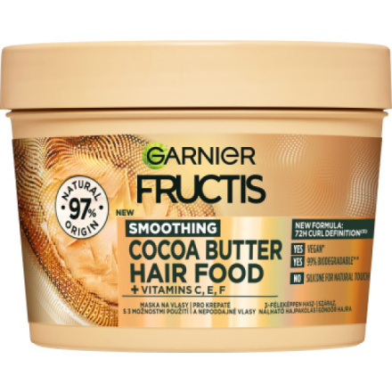 Garnier Fructis Hair Food Cocoa Butter maska na vlasy, 400 ml