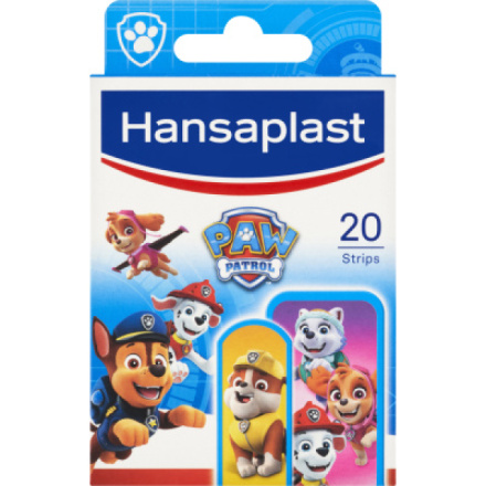 Hansaplast Paw Patrol dětské náplasti s motivy tlapkové patroly, 20 ks