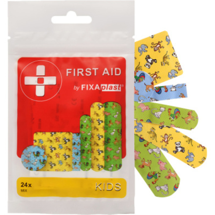 Fixaplast First Aid Kids mix náplastí, 24 ks