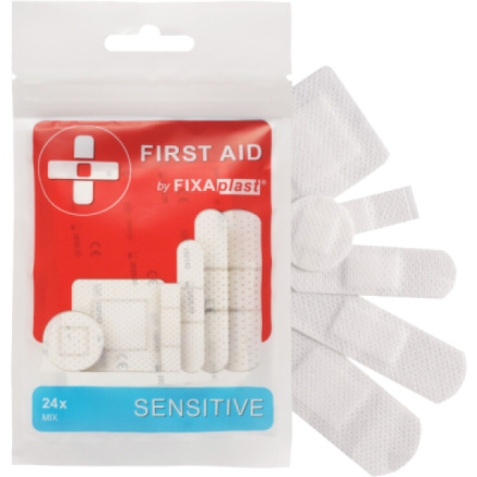 Fixaplast First Aid Sensitive mix náplastí, 24 ks