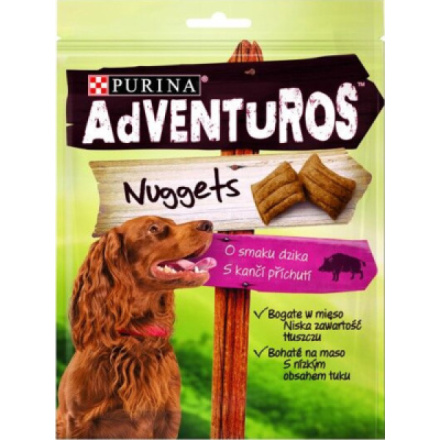 PURINA Adventuros Nuggets kančí pro malé a střední psy, 90 g