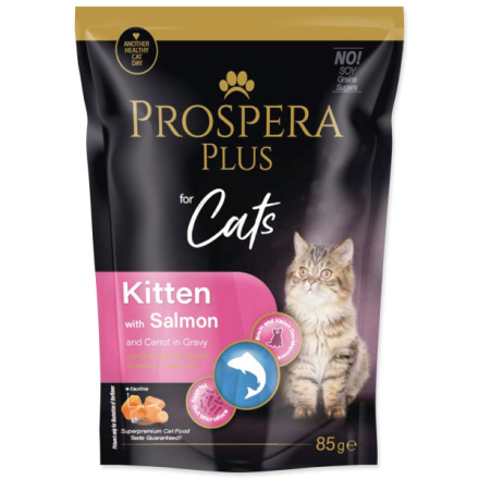 Kapsička Prospera Plus Kitten, Salmon, Carrot 85g 1513-10100|X|X|KS